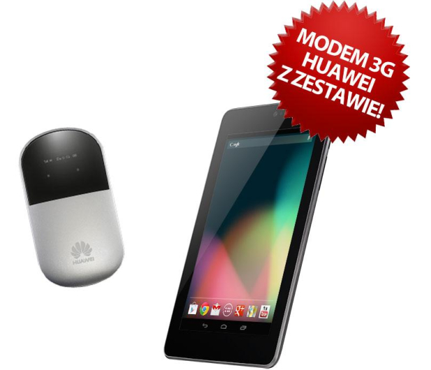 ASUS Google Nexus 7 T3/1024MB/16GB/Android 4.1+modem 3G - 116405 - zdjęcie